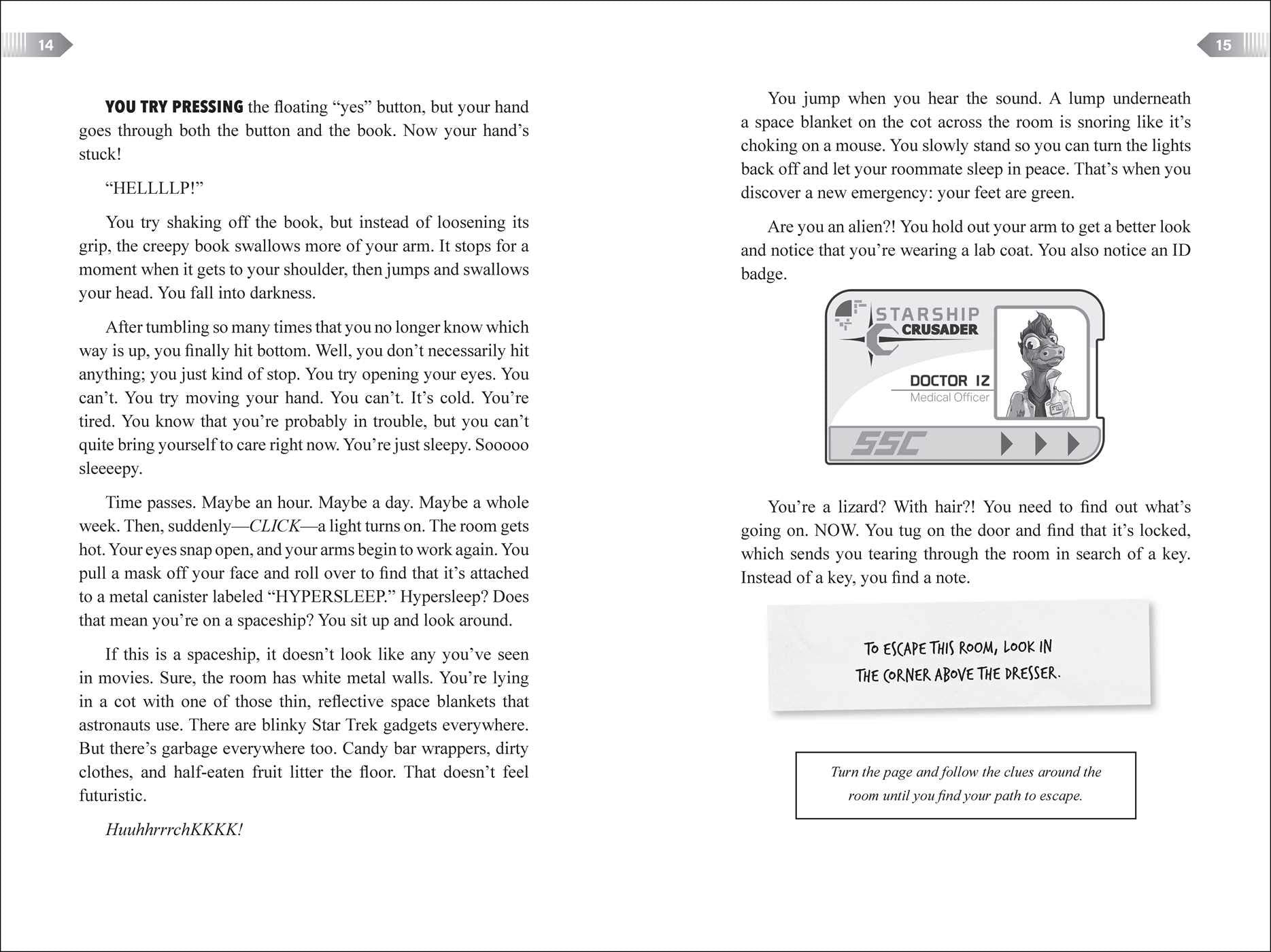 Escape from a Video Game Mystery on the Starship Crusader Volume 2 by Andrews McMeel Publishing 2