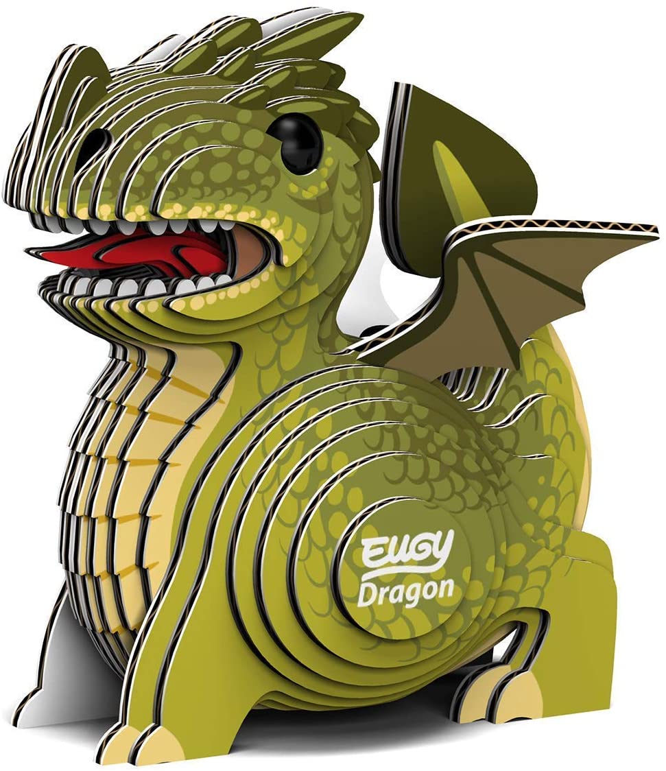 Eugy 3D Cardboard Model Dragon by Geotoys
