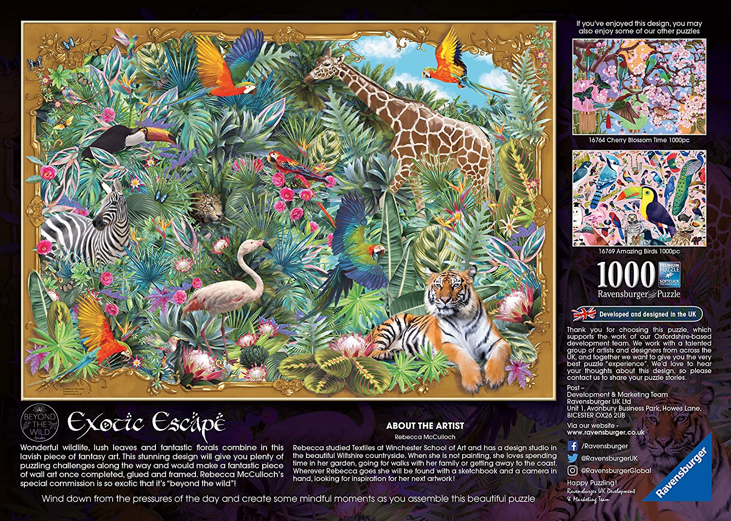 Exotic Escape 1000pc Puzzle by Ravensburger 1
