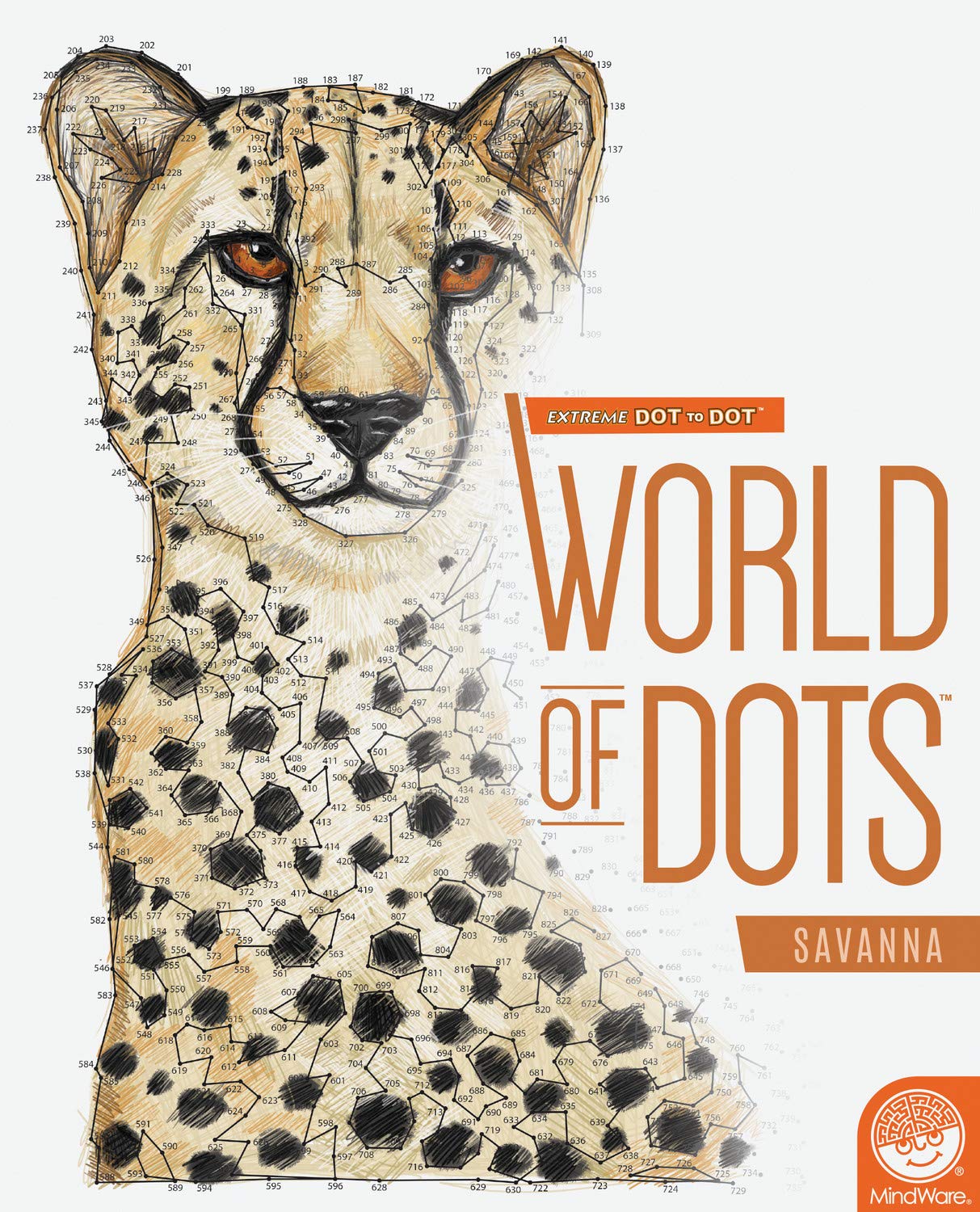 Extreme Dot to Dot World Of Dots: Savanna-by-Mindware