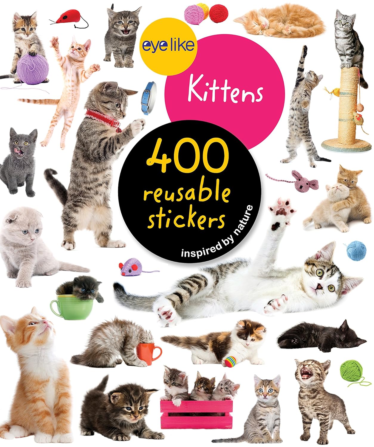 Eyelike Stickers: Kittens-by-Workman Publishing