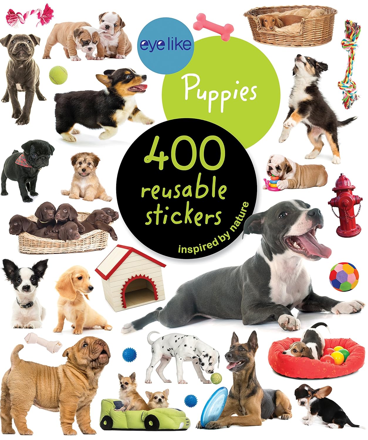 Eyelike Stickers: Puppies-by-Workman Publishing