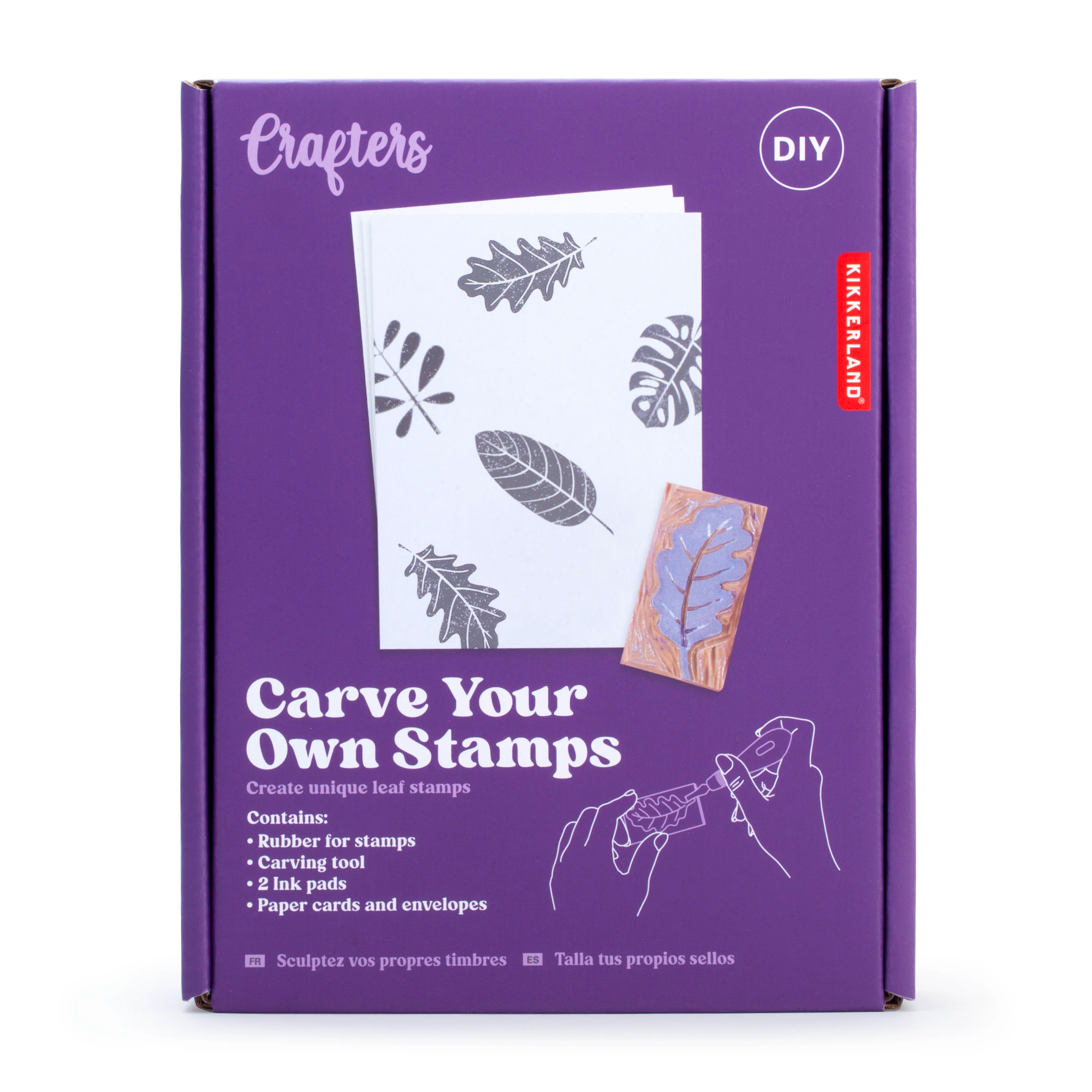 Crafters Block Printing Kit by Kikkerland