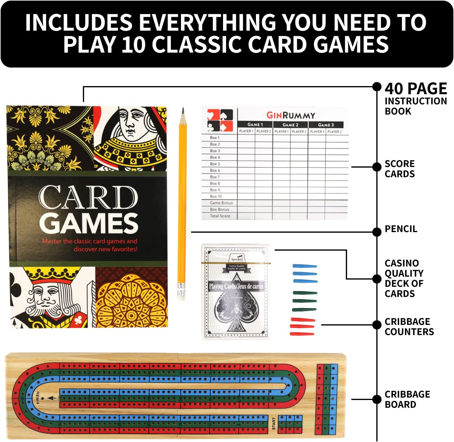 Family Card Game Set by SpiceBox 2