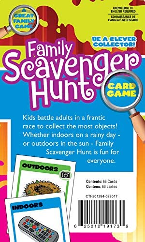 Family Scavenger Hunt Card Game by Outset Media 1