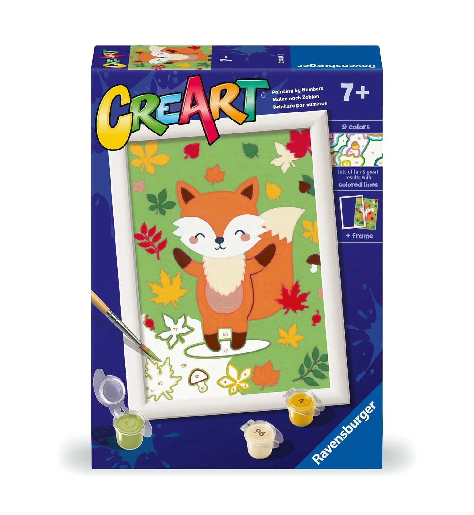 Fantastic Fox Paint By Number-by-Ravensburger
