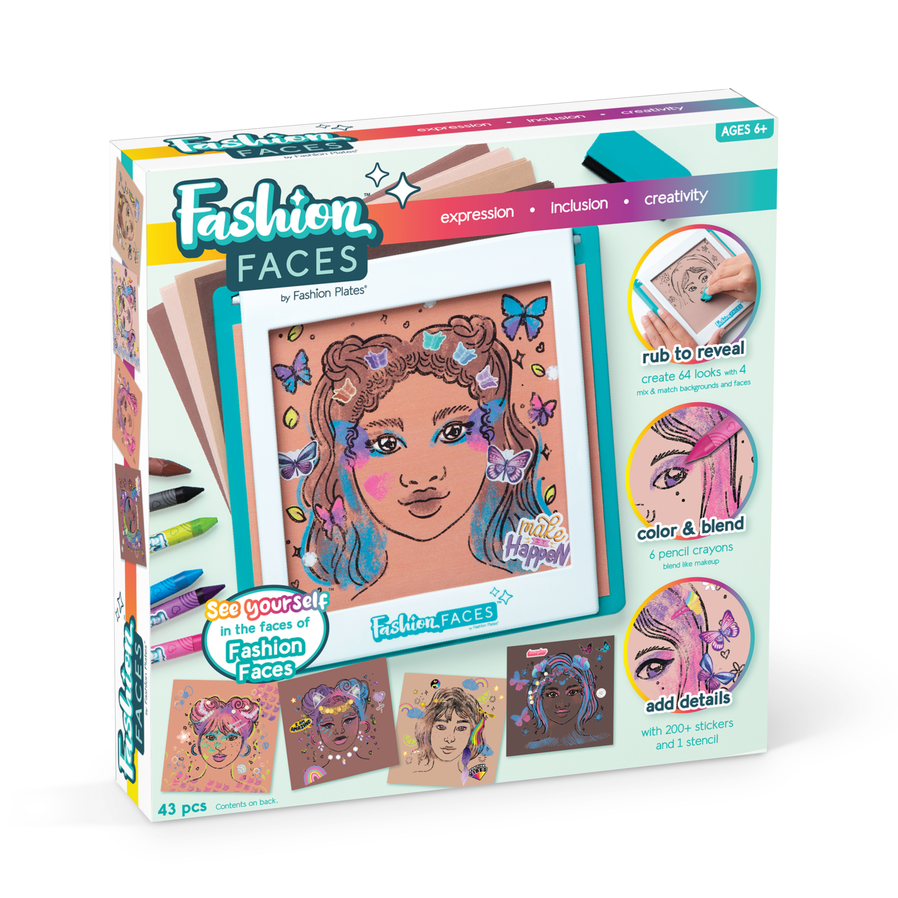 Fashion Plates: Fashion Faces-by-PlayMonster