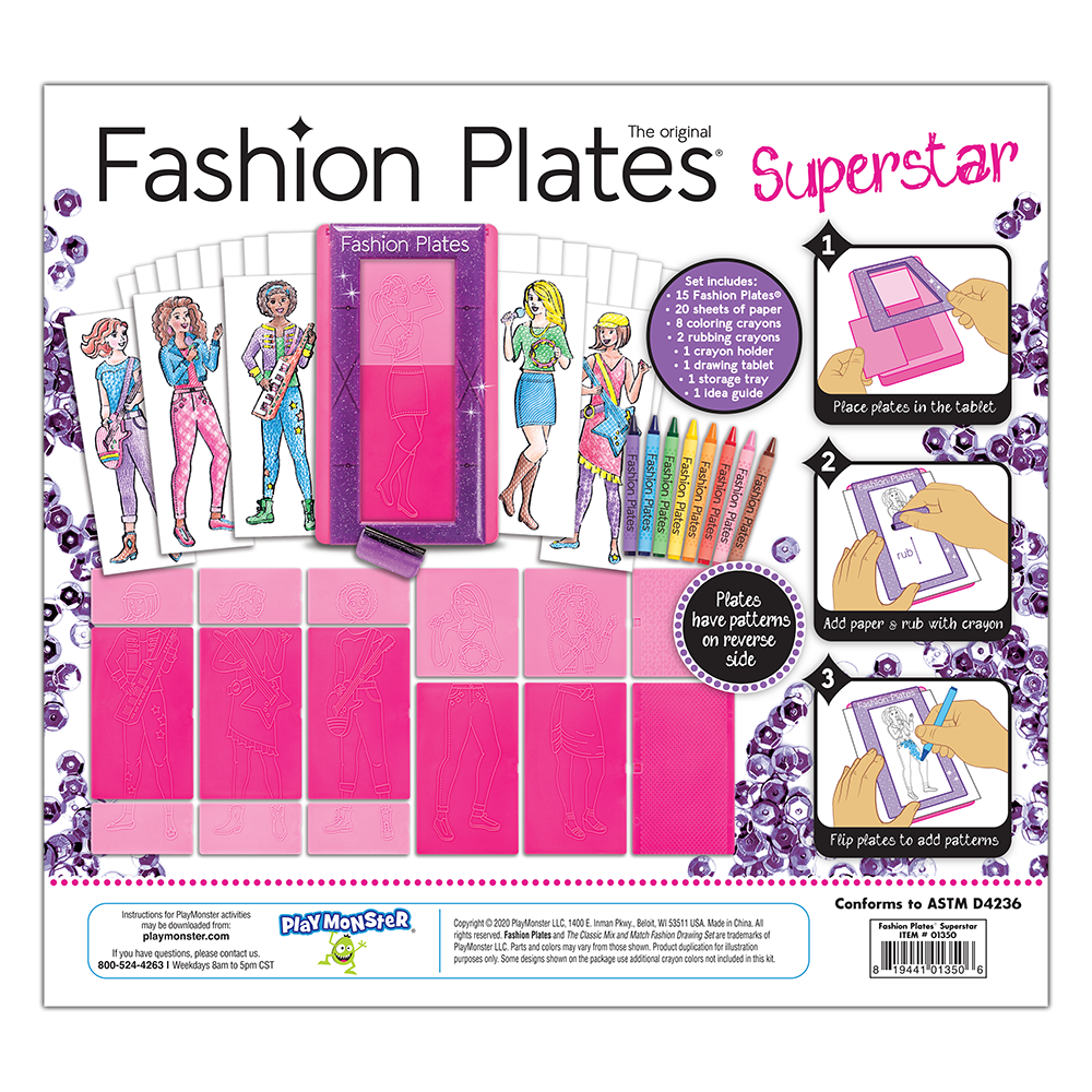 Fashion Plates Superstar by PlayMonster 1