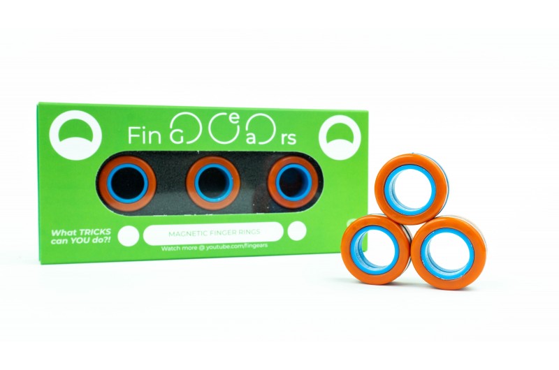 Fingears Small OrangeBlue by Blue Orange