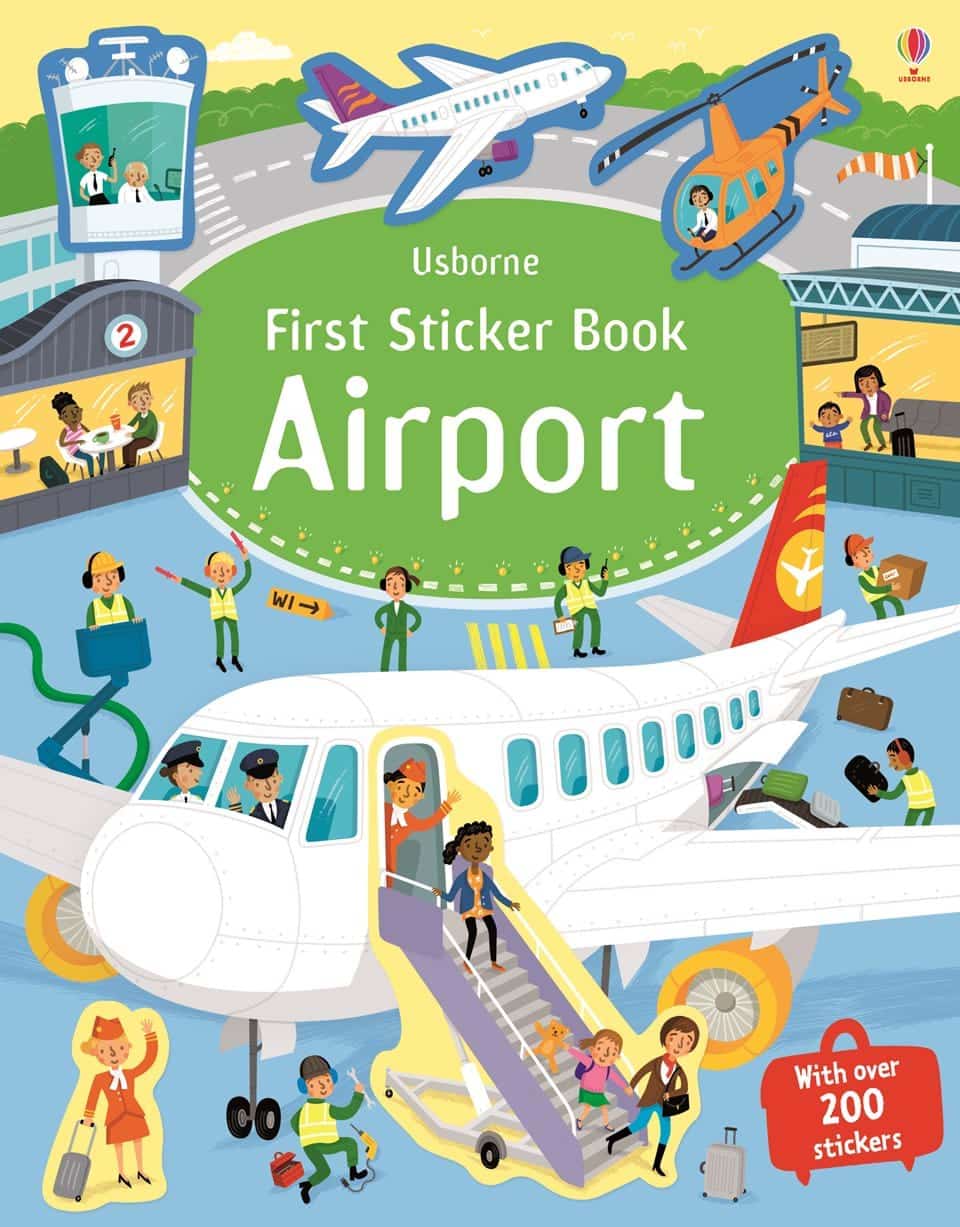 First Sticker Book Airport by Usborne