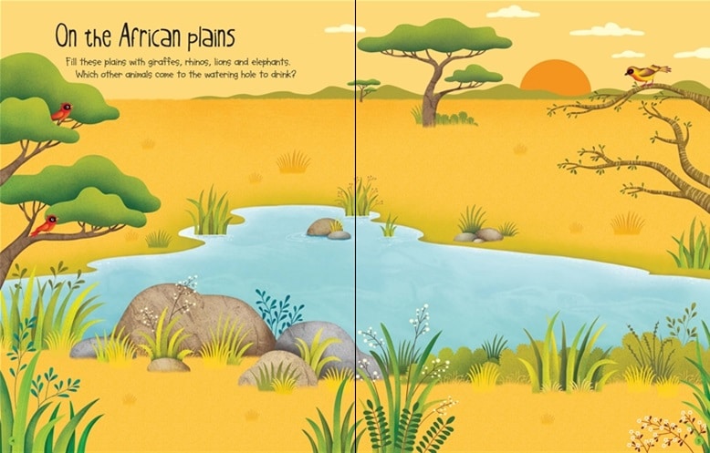 First Sticker Book Nature by Usborne 2