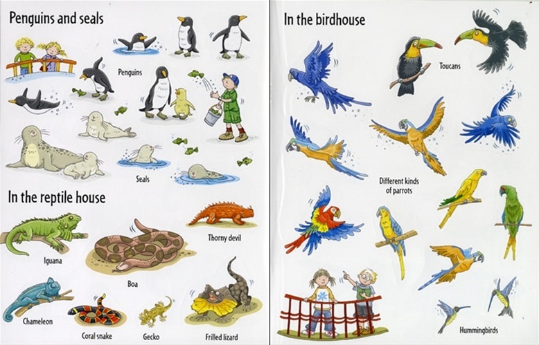First Sticker Book Zoo by Usborne 4