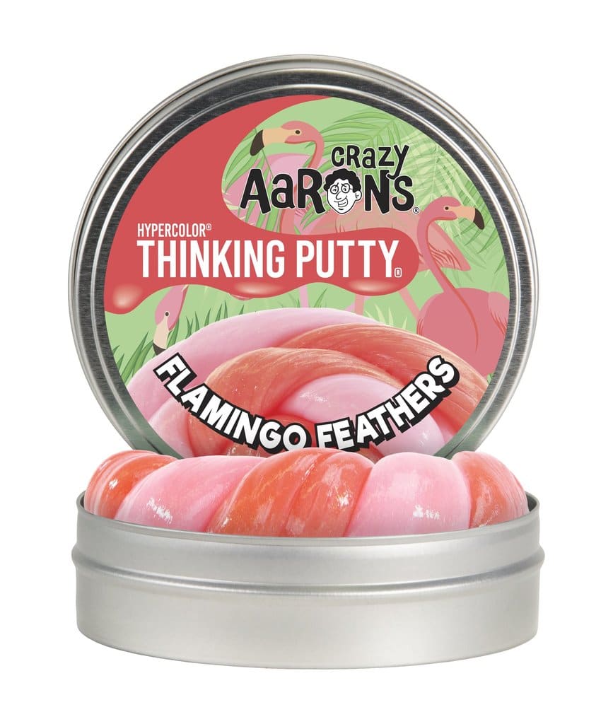 Flamingo Feathers Thinking Putty Hypercolors by Crazy Aarons
