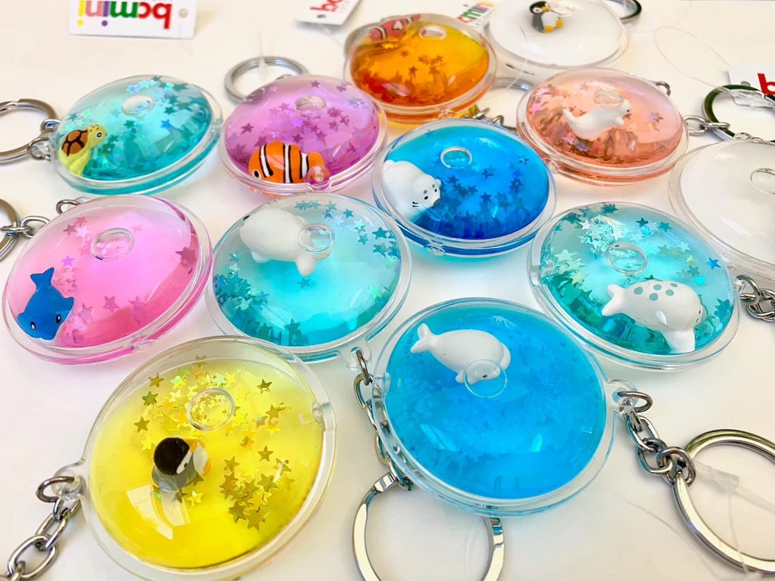 Floating Sea Charm Keychain-by-BC USA