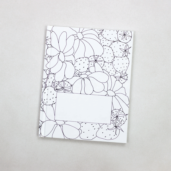 Flowers Strawberries Bare Book by Treetop Publishing