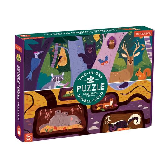 Forest Above and Below 100pc Puzzle by Mudpuppy