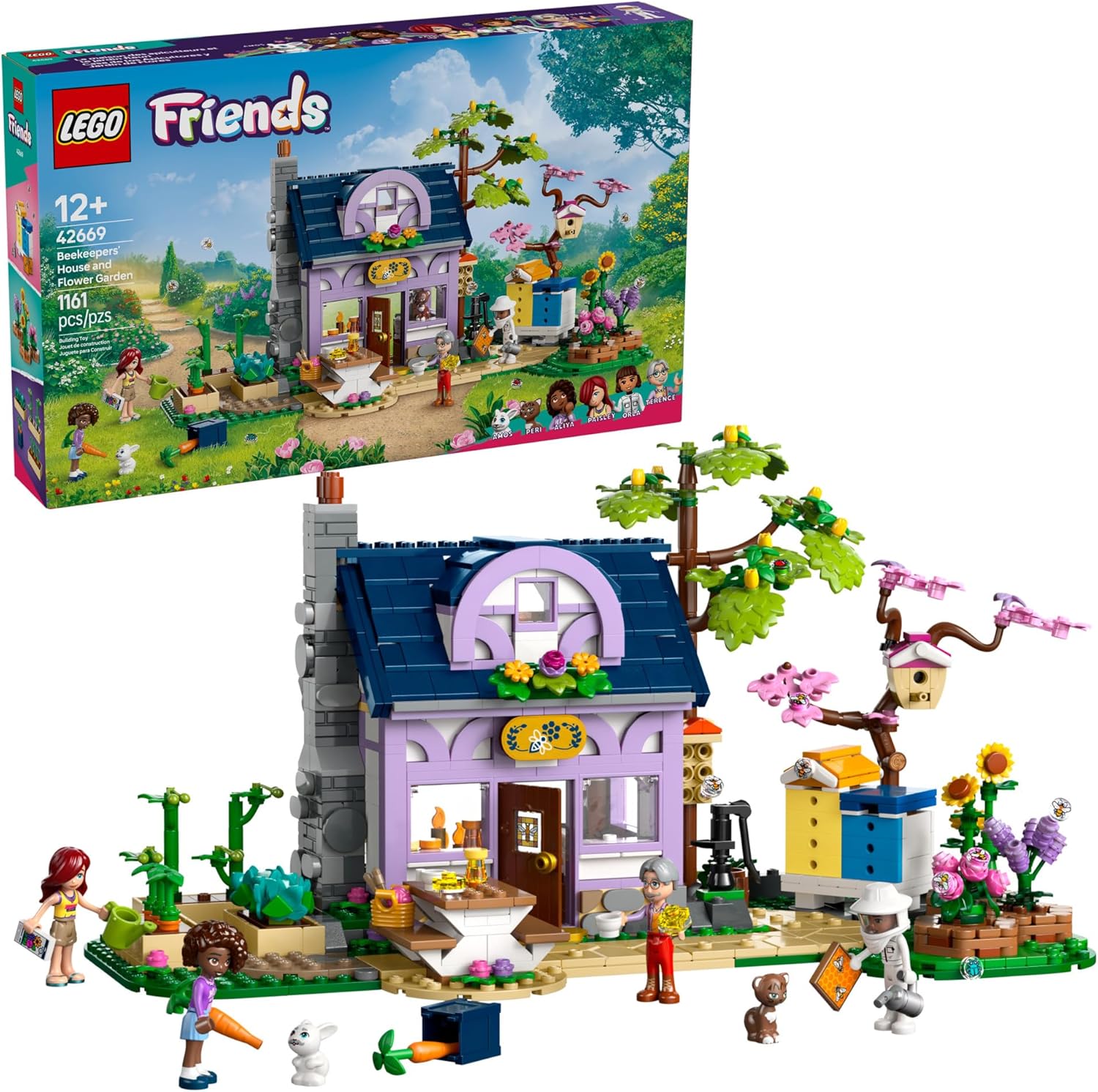 Friends Beekeepers' House and Flower Garden-by-Lego
