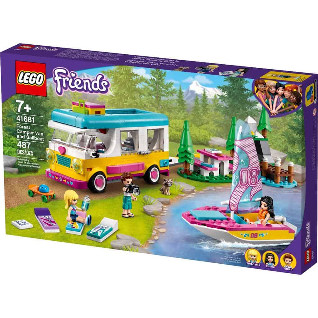 Friends Forest Camper Van and Sailboat by Lego