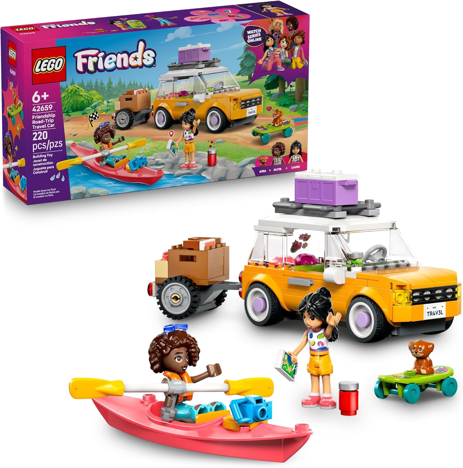 Friends Friendship Road-Trip Travel Car-by-Lego