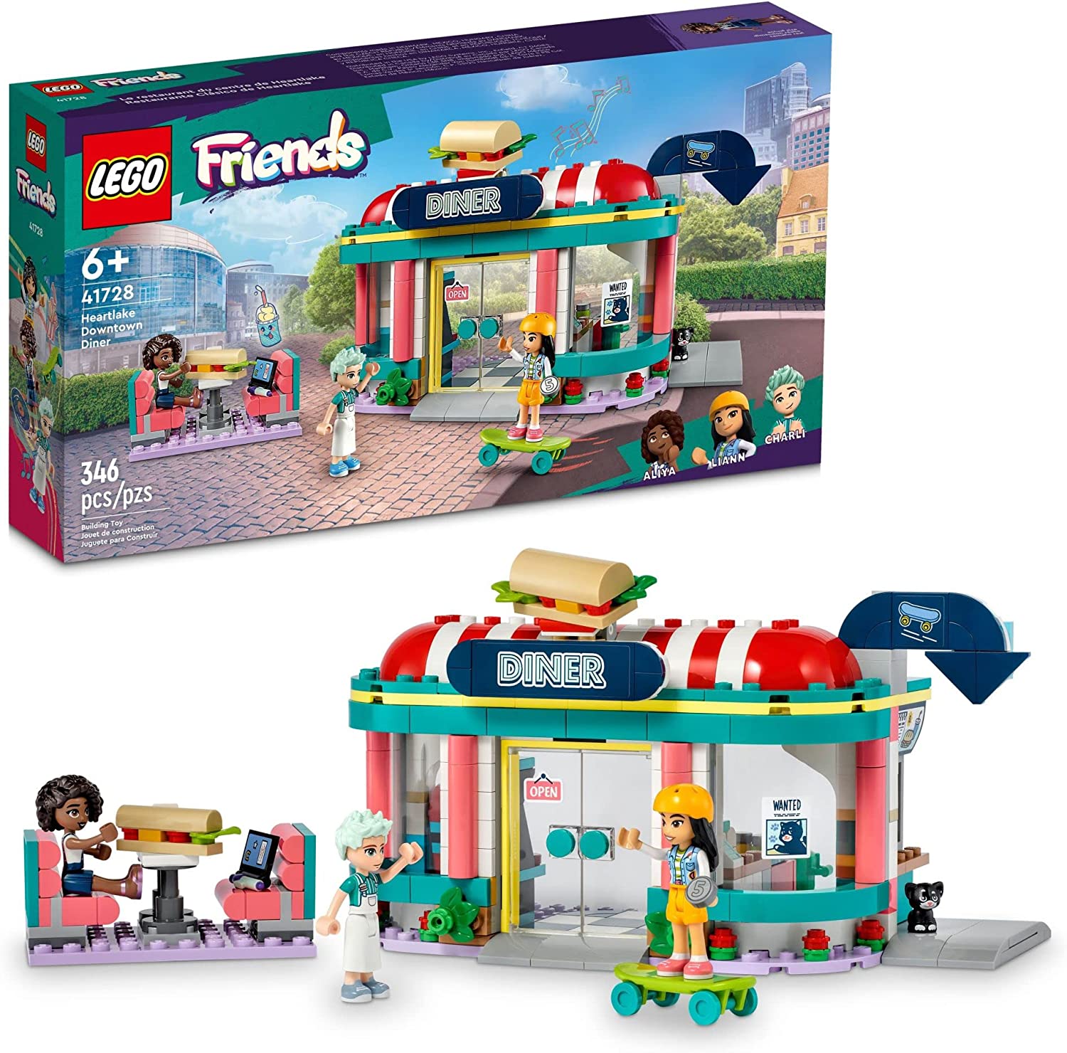 Friends Heartlake Downtown Diner by Lego