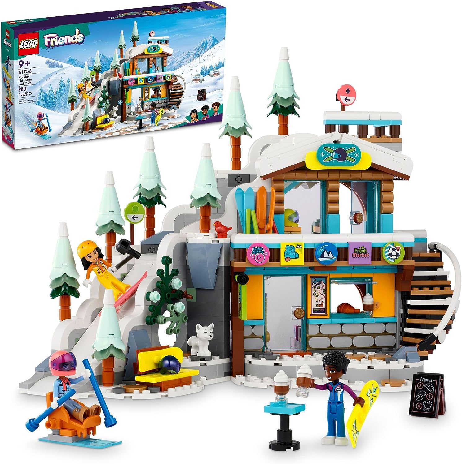 Friends Holiday Ski Slope and Café-by-Lego