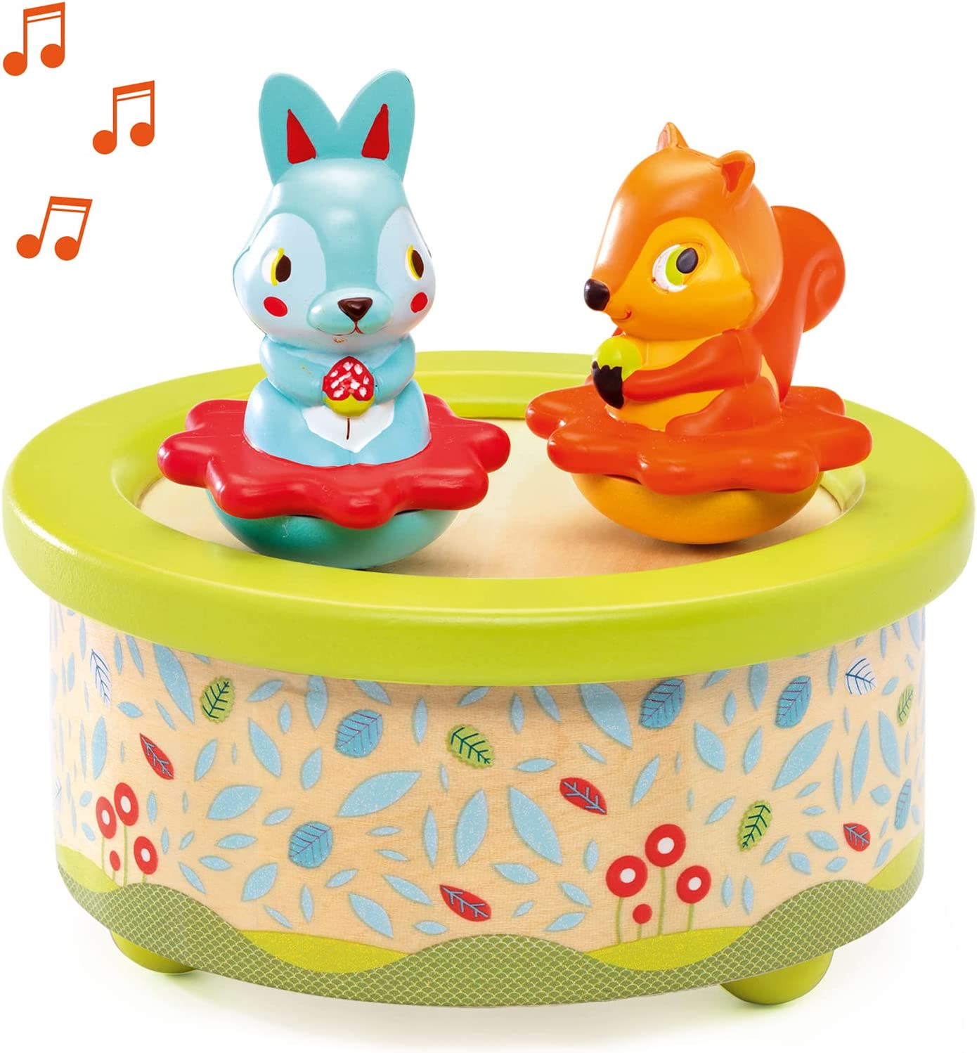 Friends Melody Wood Music Box by Djeco