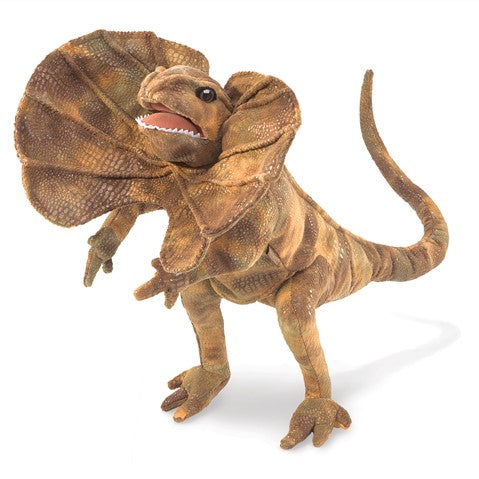 Frilled Lizard Hand Puppet-by-Folkmanis