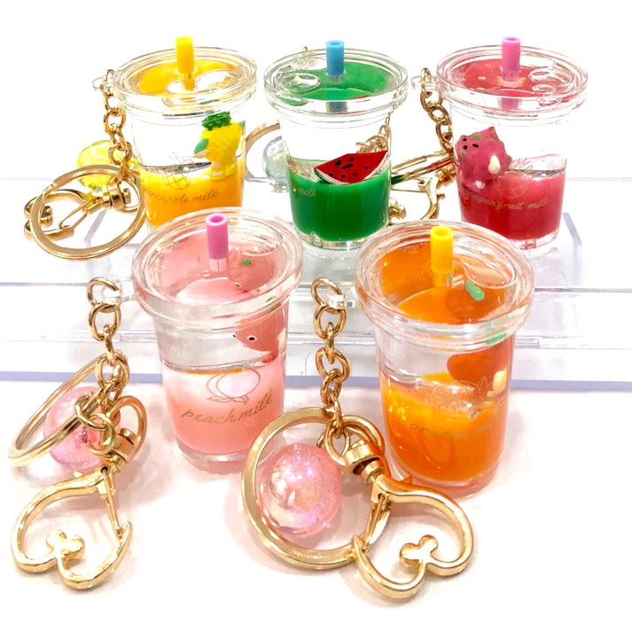 Fruit Boba Floaty Key Charm-by-BC USA