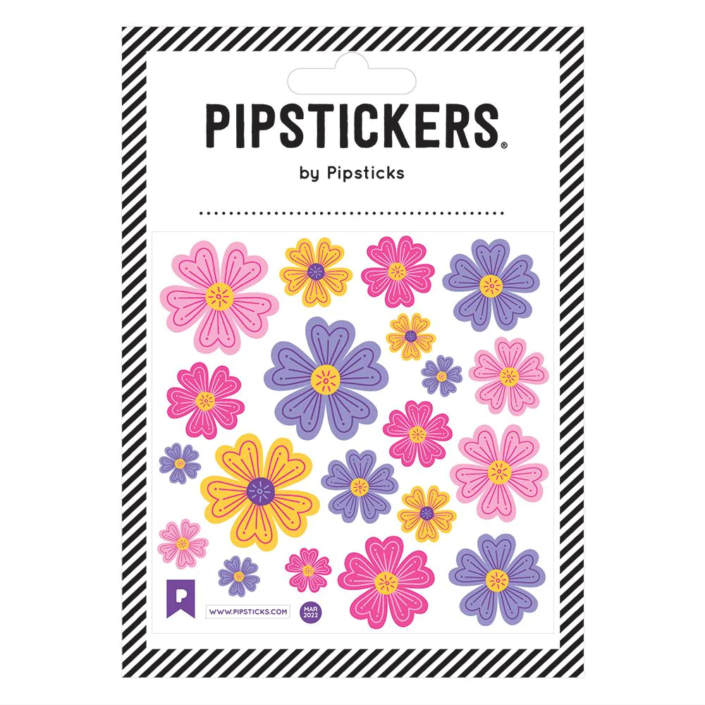 Fuzzy Primroses Sticker Sheet by Pipsticks