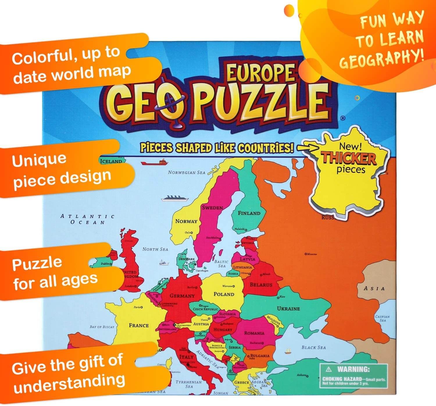 GeoPuzzle Europe by Geotoys 2