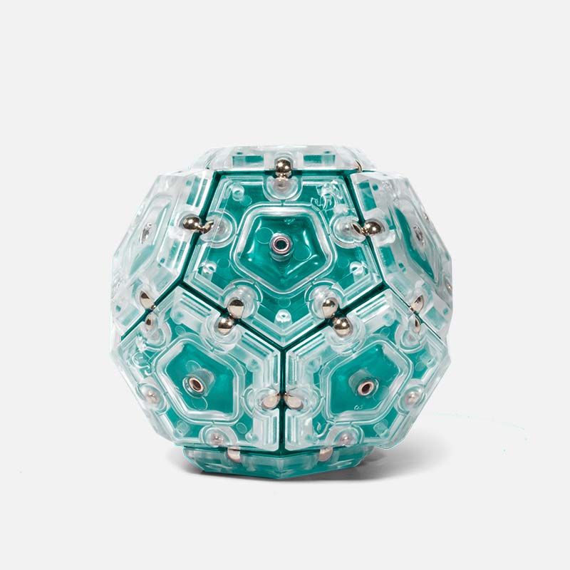 Geode Magnetic Fidget Sphere Aqua by Speks 1