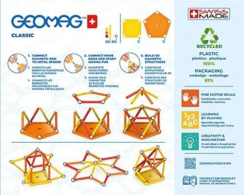 Geomag Classic Color 42pc Set by Geomag 1