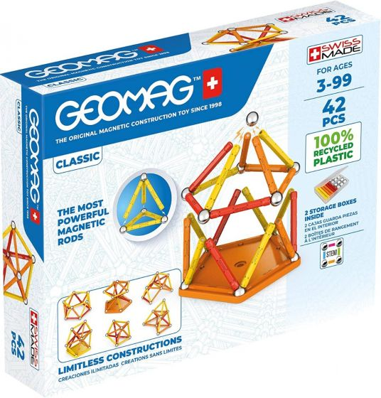 Geomag Classic Color 42pc Set by Geomag
