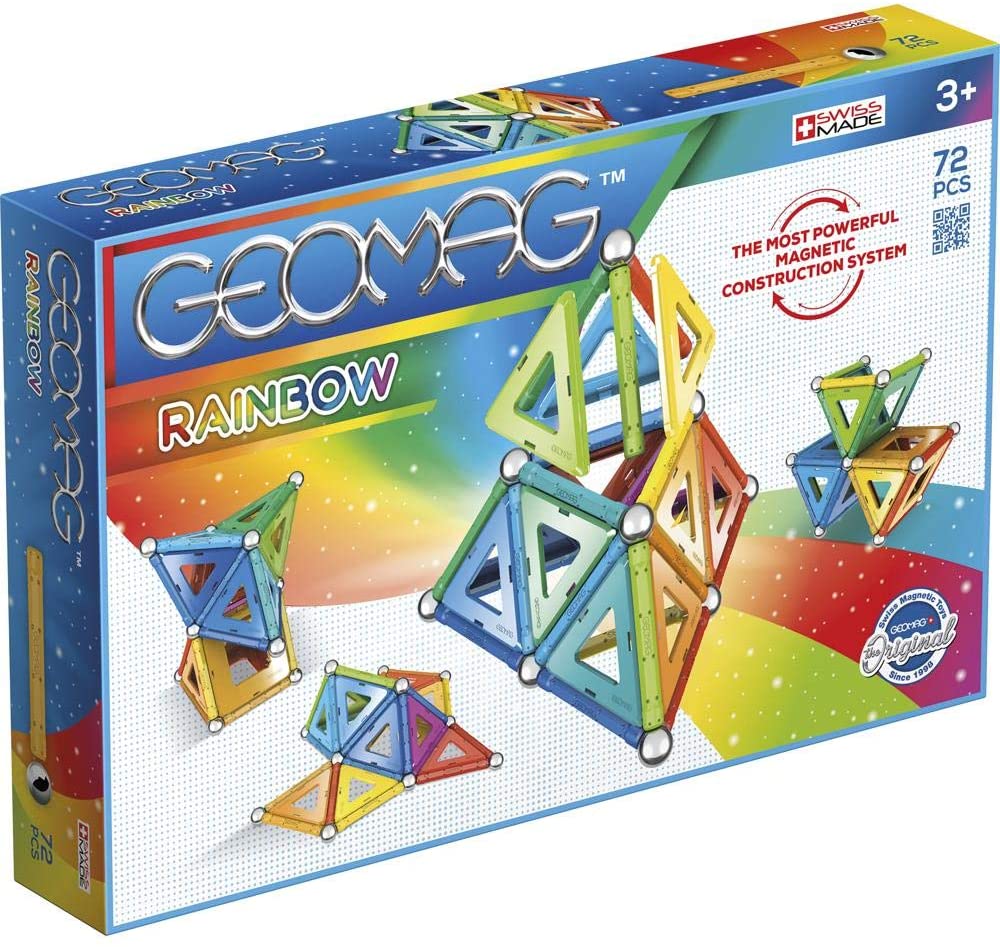 Geomag Rainbow 72pc Set by Geomag