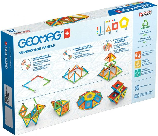 Geomag Supercolor Panels 78pc Set by Geomag 1