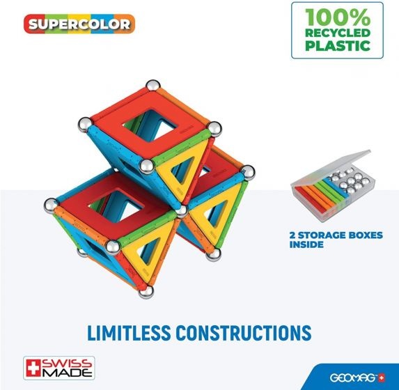 Geomag Supercolor Panels 78pc Set by Geomag 4