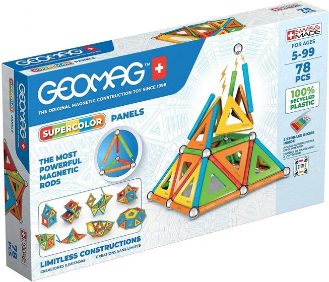 Geomag Supercolor Panels 78pc Set by Geomag