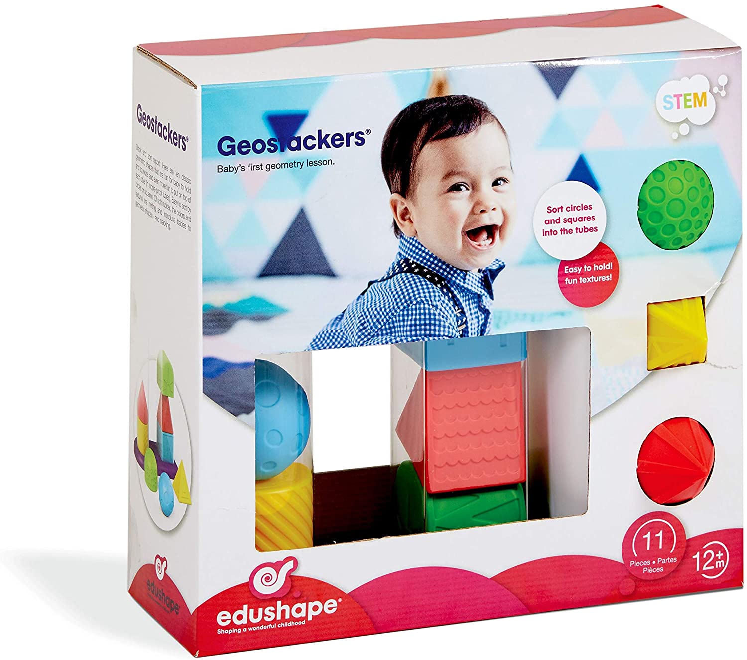 Geostacker Sensory STack Sort by Edushape