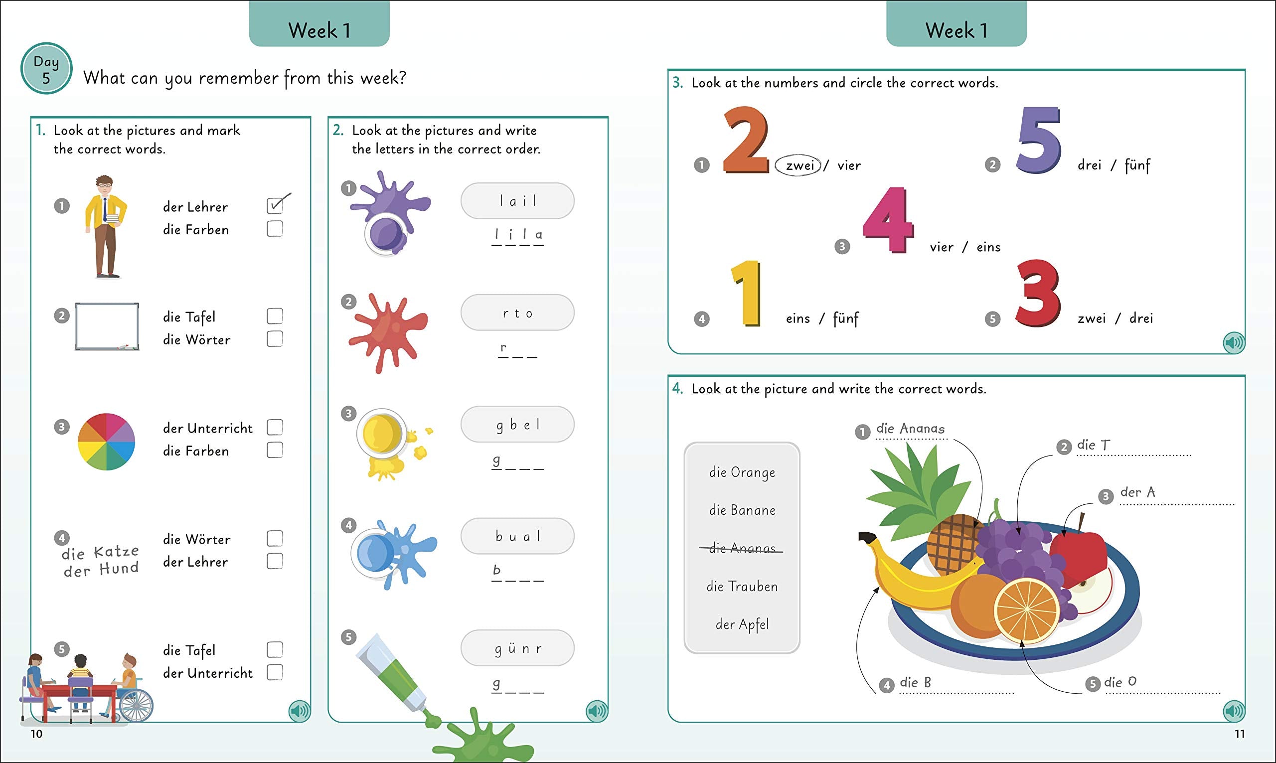 German for Everyone Junior 5 Words a Day by DK Publishing 2