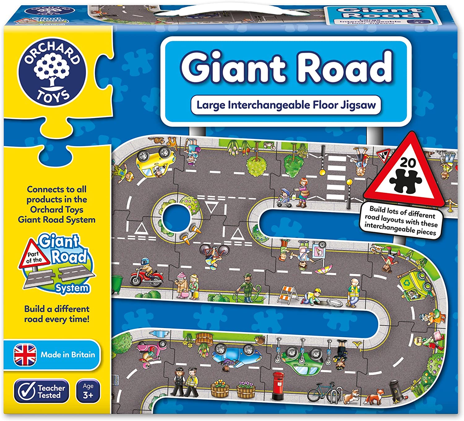 Giant Road Jigsaw by Orchard Toys