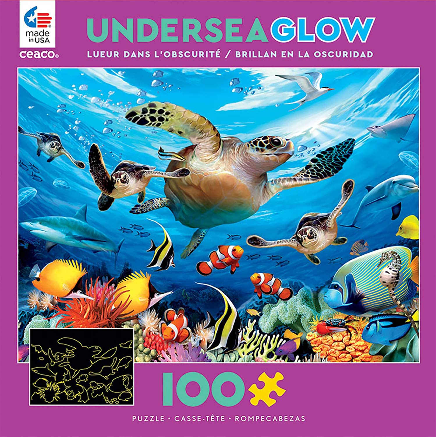 Glow Undersea Puzzles by Ceaco 3