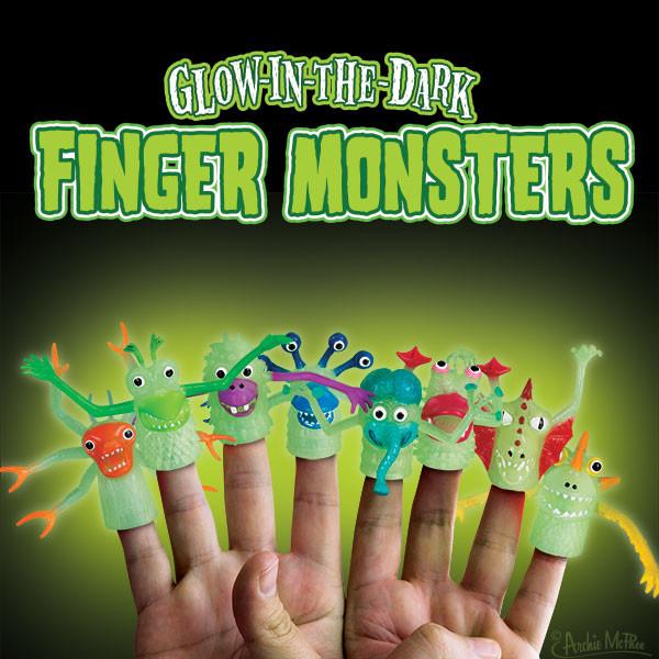 Glow in the Dark Finger Monsters by Archie McPhee 1