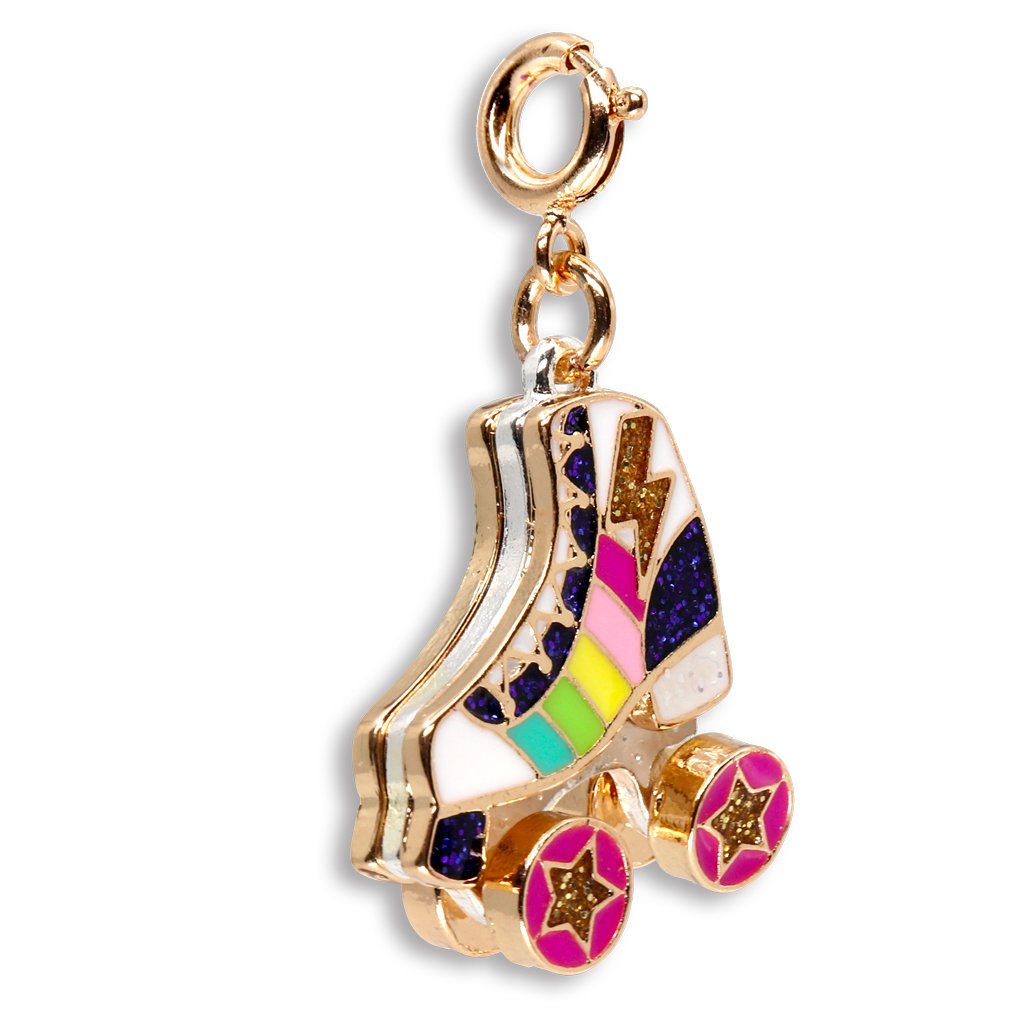 Gold Rollerskate Charm by Charm It 1