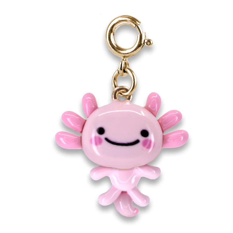 Gold Swivel Axolotl Charm-by-Charm It