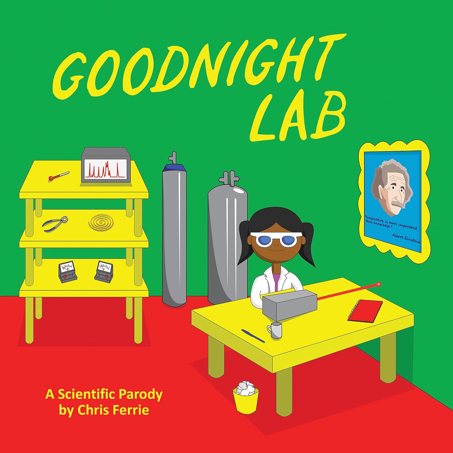 Goodnight Lab: A Scientific Parody Bedtime Book for Toddlers Board Book-by-Sourcebooks