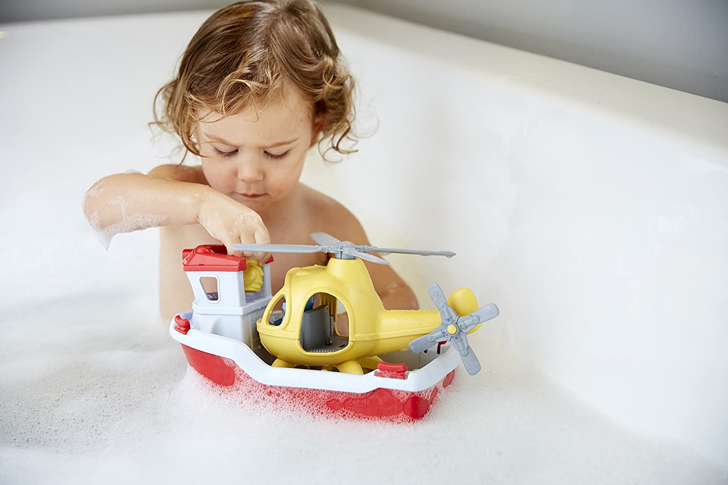 Green Toys Rescue Boat and Helicopter by Green Toys 3