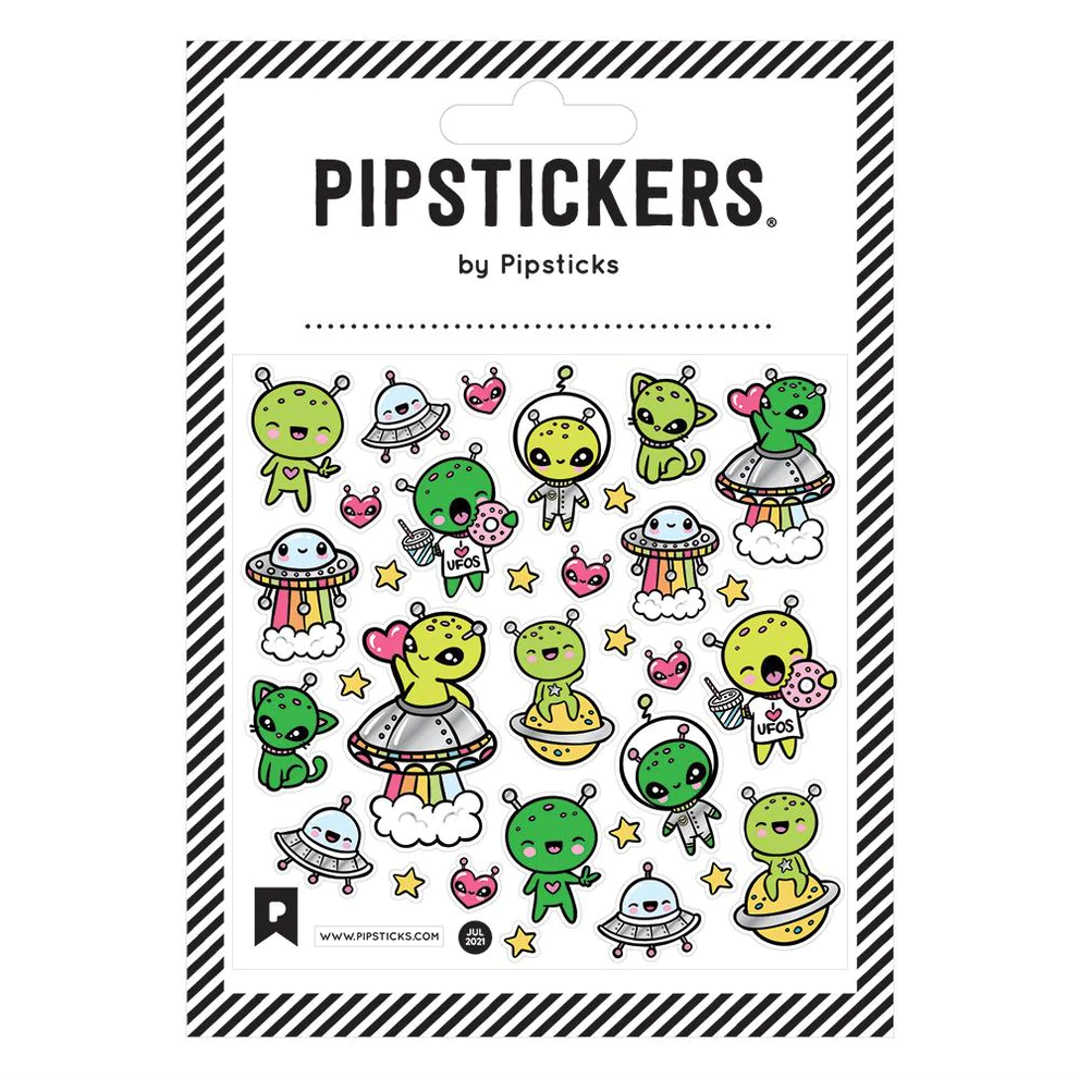 Greetings From Planet Kawaii Sticker Sheet-by-Pipsticks