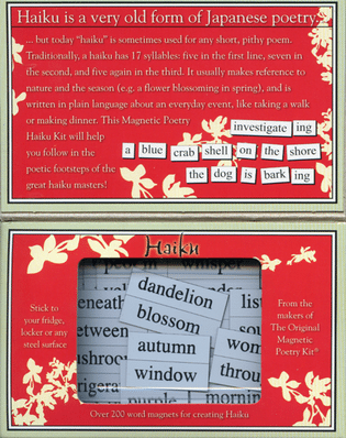 Haiku Magnetic Poetry by Magnetic Poetry 1