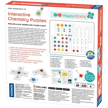 Happy Atoms 2D Interactive Chemistry Puzzles by Thames Kosmos 4
