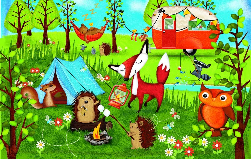 Happy Campers Puzzle by Sunsout